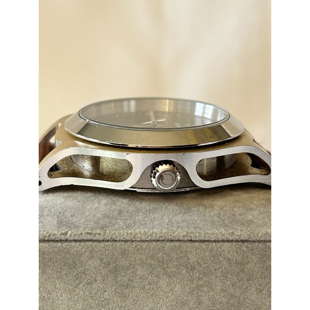 AL-Time Leger Watch 18-2 Yellow Gold Anodized Aluminum 40mm Quartz Aviation - Picture 9 of 16